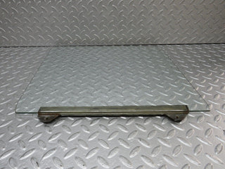 W110 Fintail Heckflosse front left door window glass used OEM