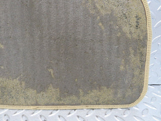 W124 Coupe rear left floor carpet beige used OEM