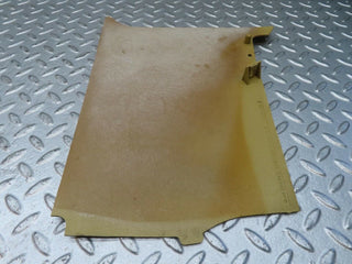W123 front left kick panel cream used OEM