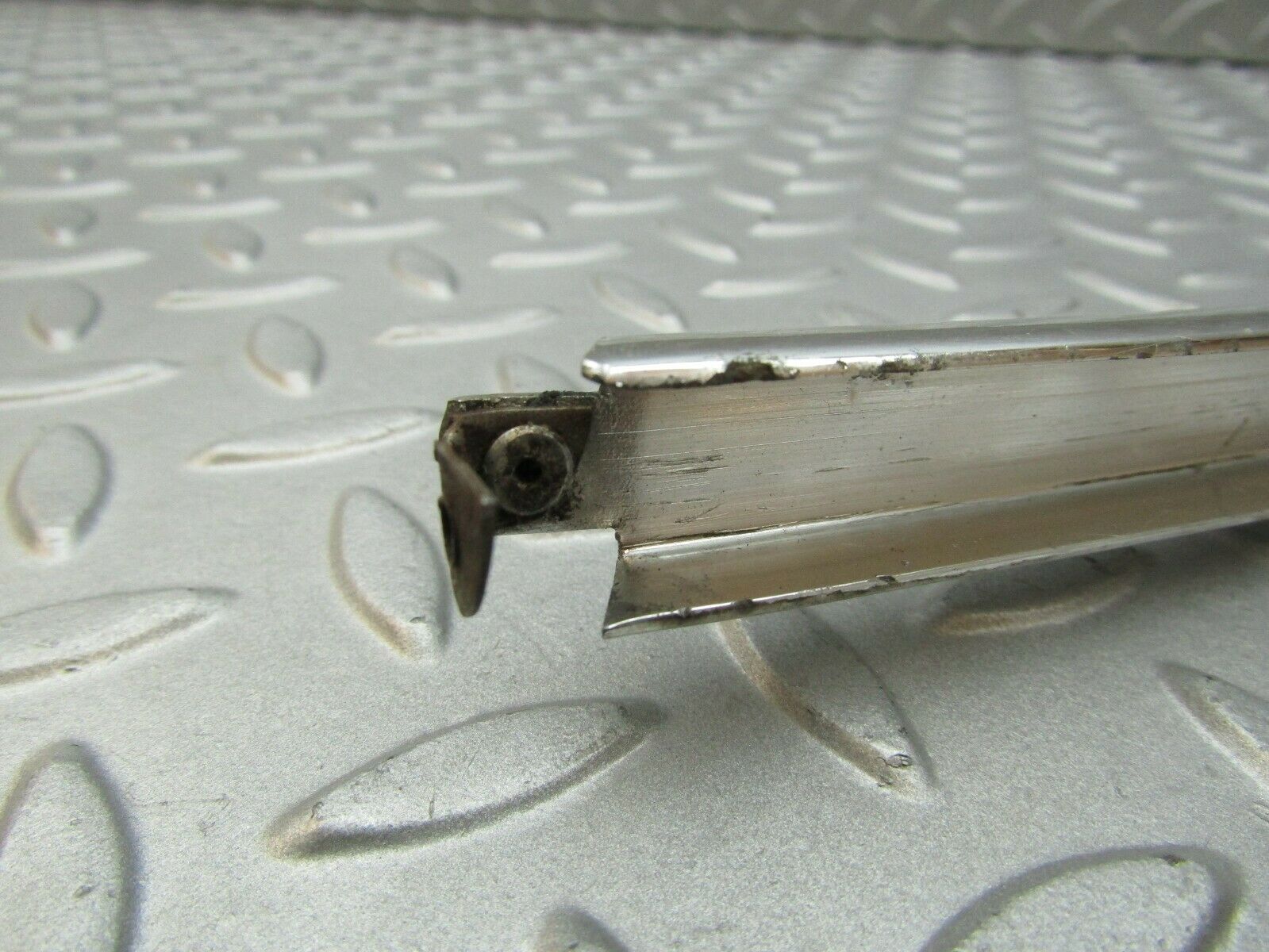 3322 Mercedes-Benz W115 220D Rear Right Chrome Window Chanel