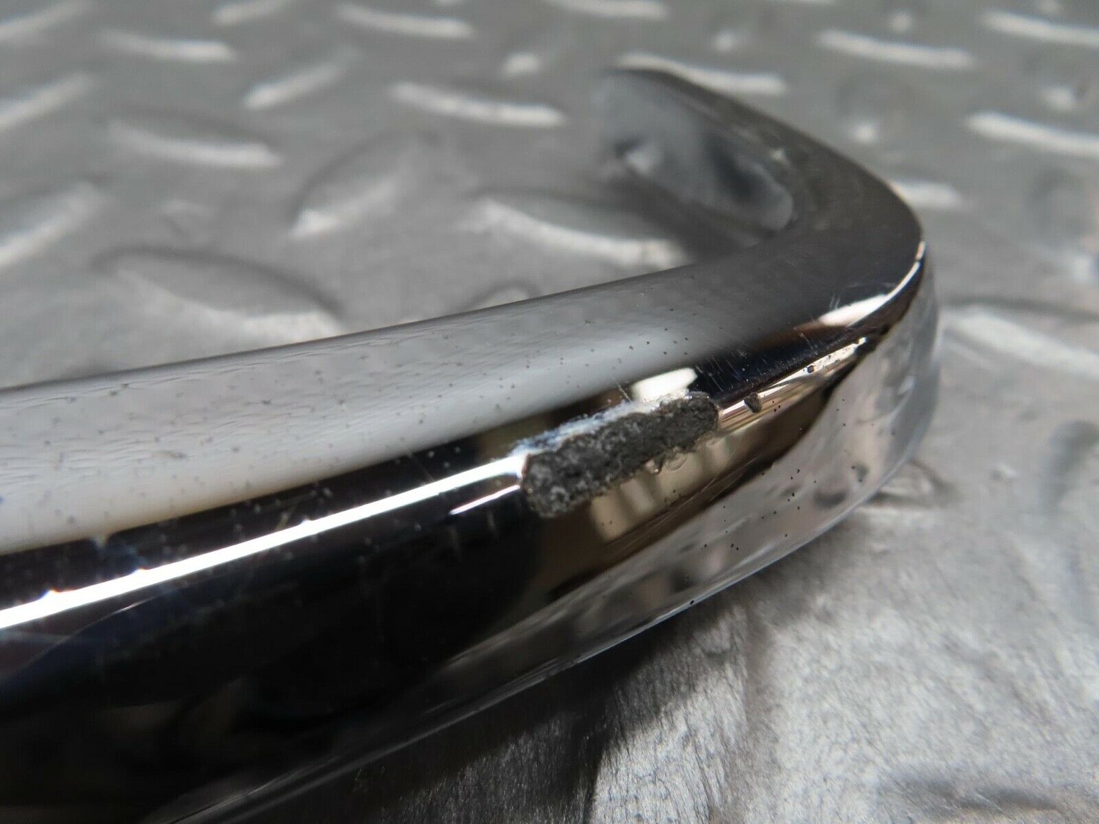 12705 Mercedes-Benz W111 Rear Left Fender Wing Tail Chrome Trim 1116900379