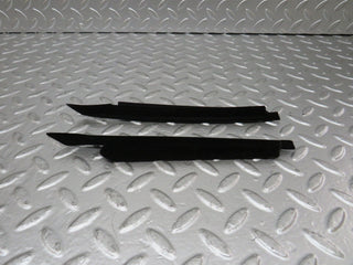 W140 front door window trim pair used OEM