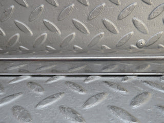 W109 front right door sill chrome used OEM