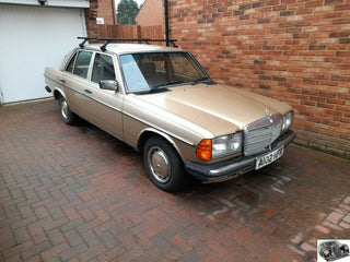 10817 Mercedes-Benz W123 230E Rear Left Door Chrome Moulding Trim