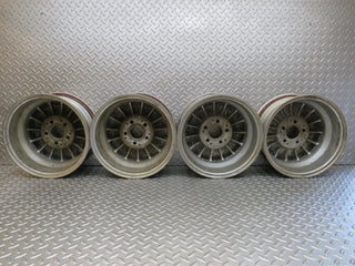 W123 alloy wheel set mexican hat 6jx14h2 et30 used OEM