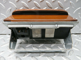W123 Wagon centre console ashtray wood finish used OEM