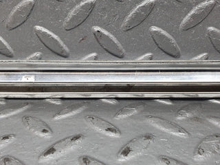 W126 front left door chrome moulding trim used OEM