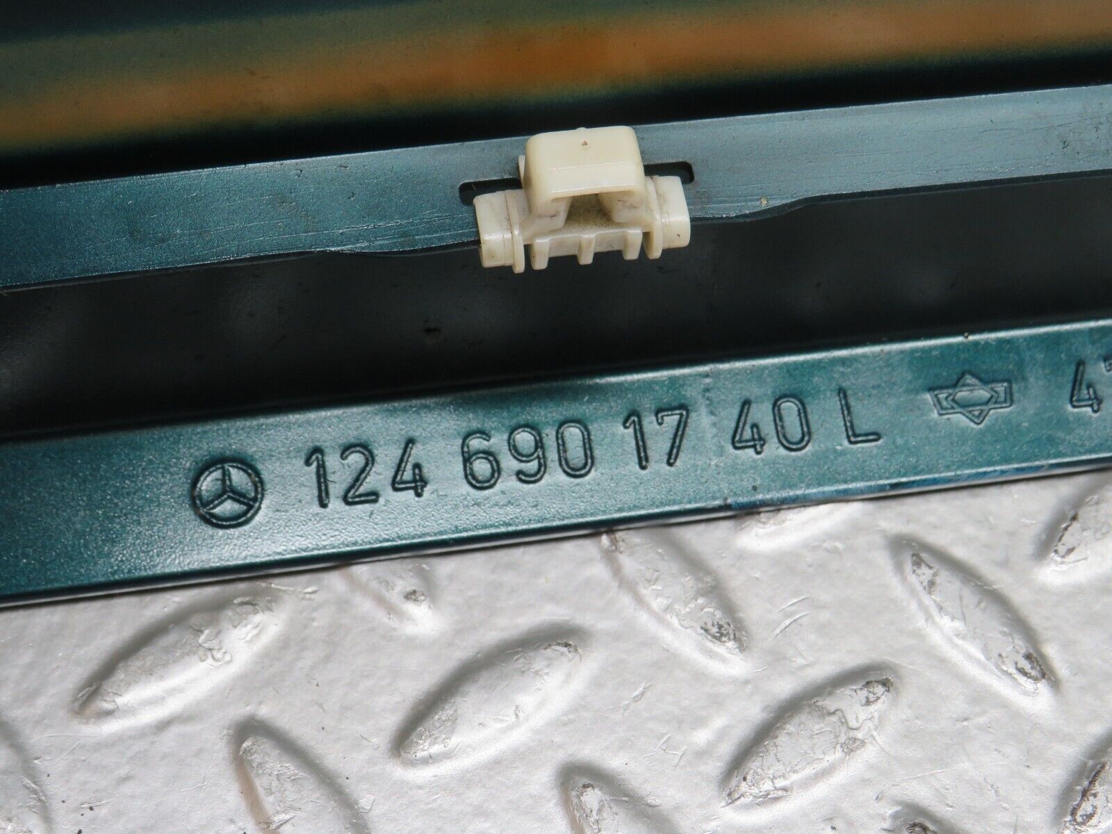 27644 Mercedes-Benz S124 300TE Wagon Rear Left Door Lower Moulding 1246901740