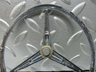 W116 trunk badge emblem used OEM