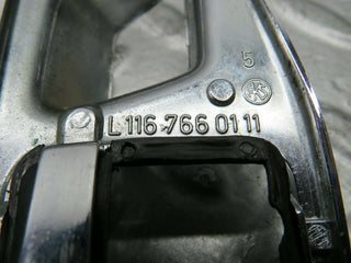 W123 Wagon chrome frame for door opener left used OEM