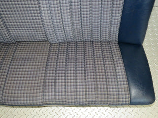 23762 Mercedes-Benz C107 450SLC Coupe Rear Seat Half Leather Blue