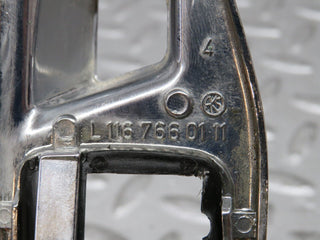 W123 chrome frame for door opener left used OEM