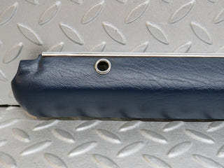 W109 rear right door card top trim blue used OEM