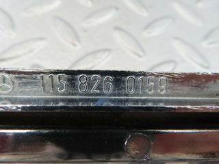W115 tail light chrome frame left used OEM