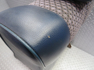 W123 front left passenger seat blue used OEM