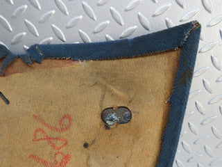 W109 front left kick panel blue used OEM
