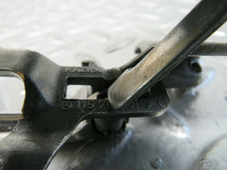 W116 left interior door handle chrome used OEM