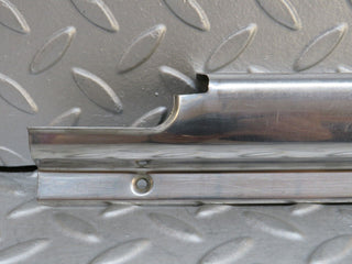 W109 front left door sill chrome used OEM