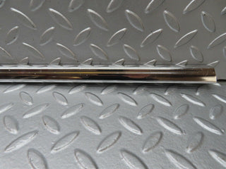 W123 rear left door chrome moulding trim used OEM