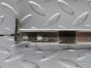 W108 rear left door window chrome channel used OEM