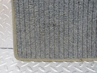 W124 Wagon rear left floor carpet mat grey used OEM