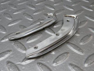W109 interior door handle chrome trim pair left used OEM
