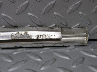 W108 rear left door chrome moulding trim used OEM