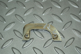 W115 left interior chrome door latch trim used OEM