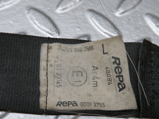 W123 front left seat belt with buckle used OEM