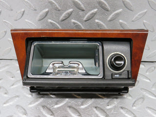W124 Cabriolet centre console ashtray wood finish used OEM