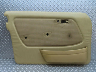 W123 front left door card cream used OEM