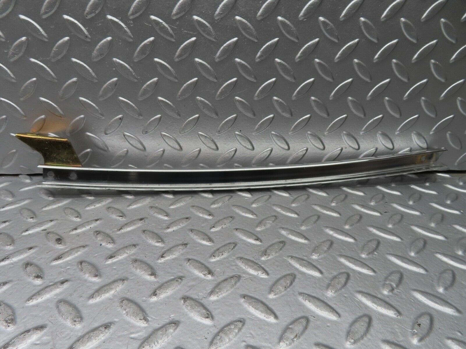 21575 Mercedes-Benz W126 300SE Rear Left Door Chrome Window Channel