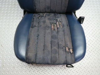 R107 SLC front right seat blue half leather used OEM