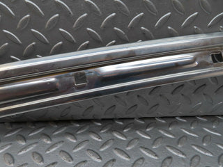W116 a pillar chrome moulding trim left side used OEM