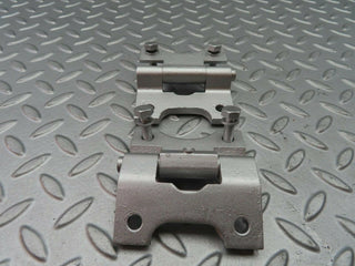 R107 SLC door hinges right pair used OEM