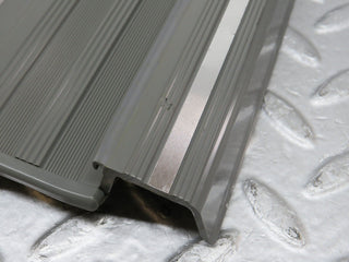 W126 rear left door sill trim grey used OEM