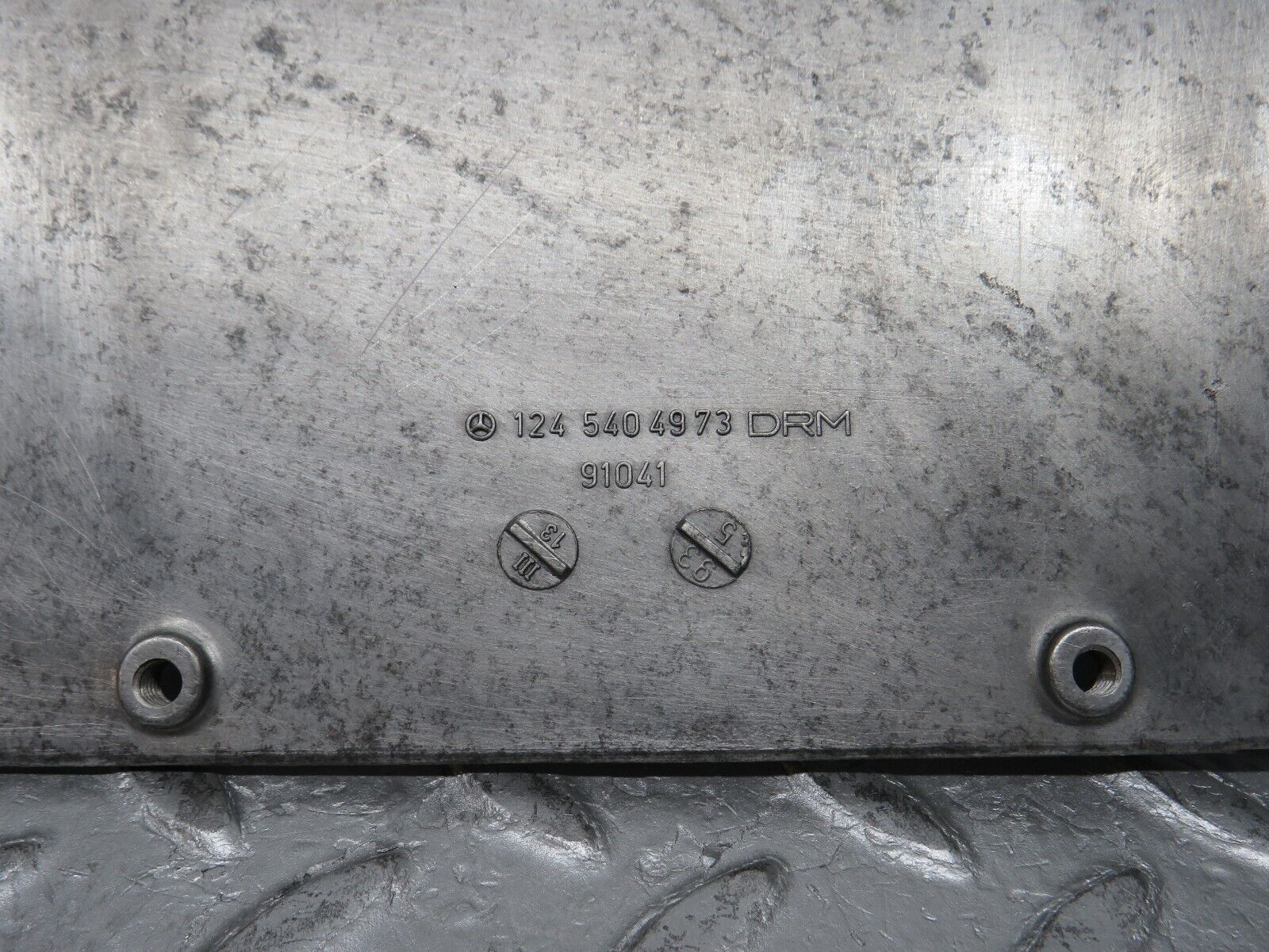 37780 Mercedes-Benz A124 320E Cabriolet Engine Control Unit Tray Bracket 1245404973