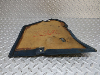 W109 front left kick panel blue used OEM