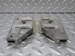 34390 Mercedes-Benz C126 380SEC Coupe Door Window Guide Bracket Pair