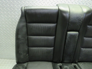 W124 Cabriolet rear seat leather black used OEM