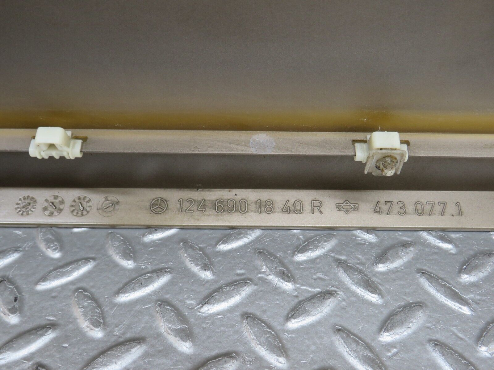 29251 Mercedes-Benz W124 230E Rear Right Door Lower Moulding Trim 1246901840