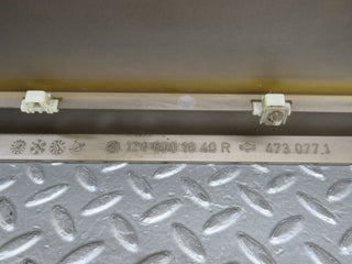 W124 rear right door lower moulding trim used OEM