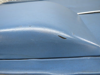 W108 front right door card blue used OEM