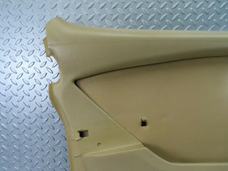 W116 front left door card beige used OEM