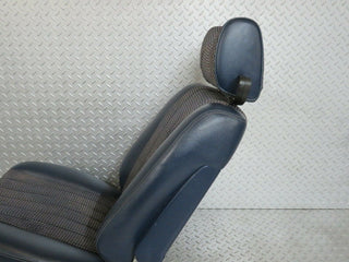 23761 Mercedes-Benz C107 450SLC Coupe Front Left Seat Blue Half Leather