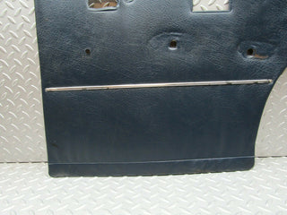 W108 rear right door card blue used OEM