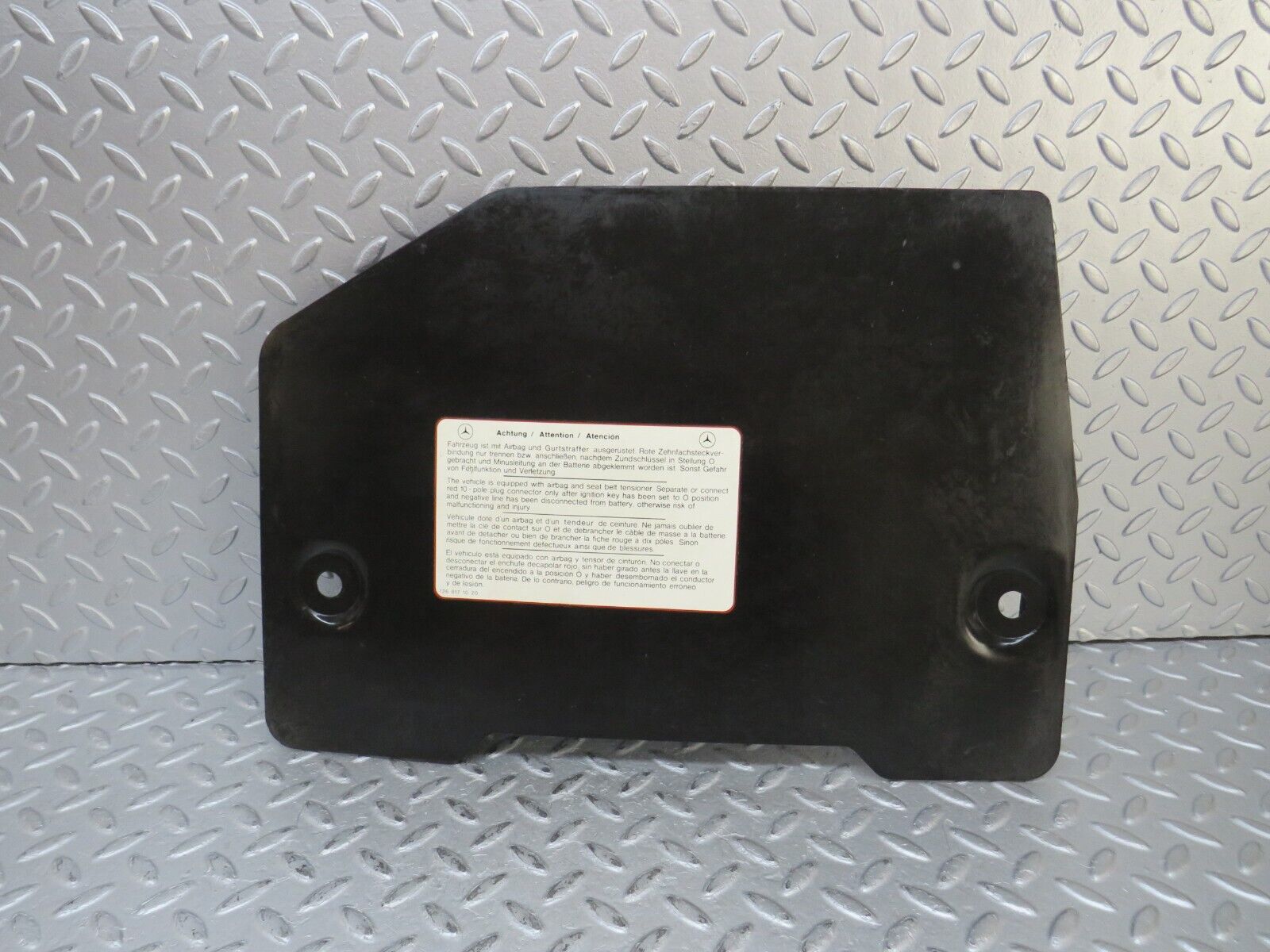 36962 Mercedes-Benz C126 420SEC Coupe Foot Well Panel Left Side 1266840537
