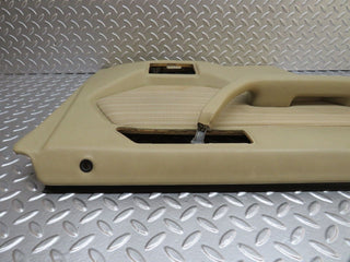 W124 rear left door card beige used OEM