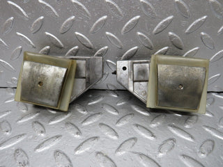 34391 Mercedes-Benz C126 380SEC Coupe Door Window Guide Bracket Pair