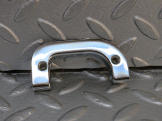 40622 Mercedes-Benz W123 300D Interior Chrome Door Latch Trim 1237230224